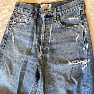 AGOLDE 90’s Mid Rise Loose Fit w/ Rips